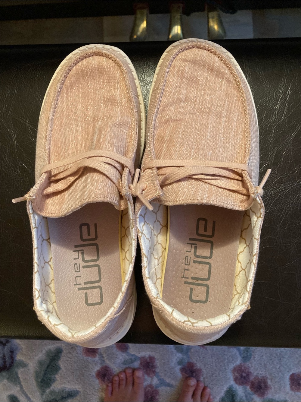 Hey Dude Kids Blush Slip-On Moccasins